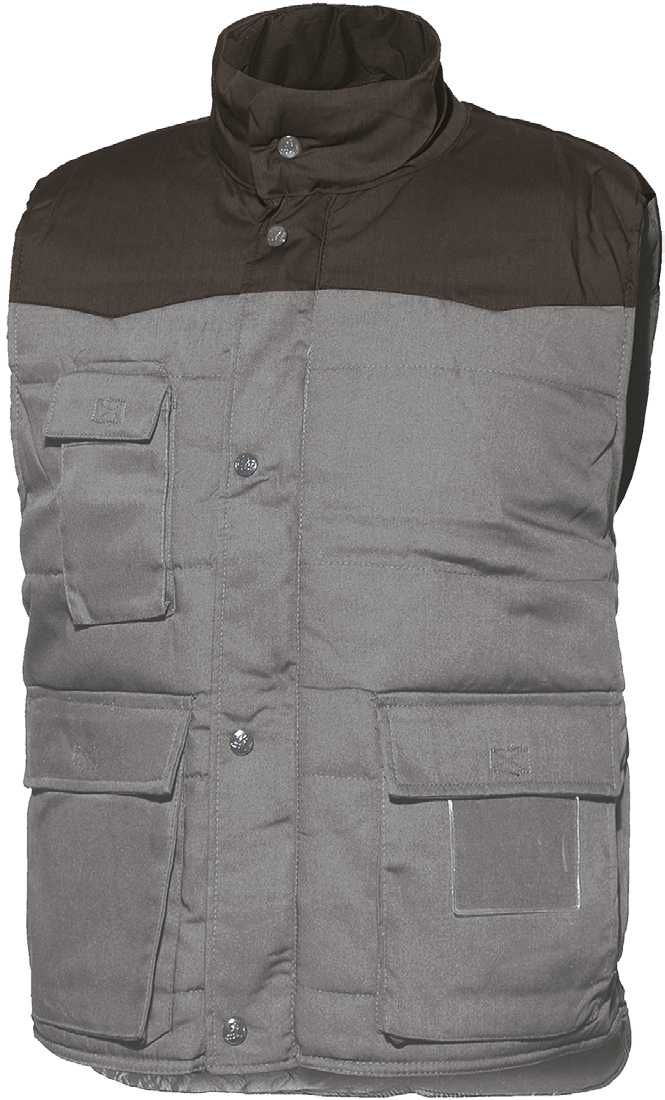 Chaleco MULTIBOLSILLOS Talla XL Gris claro-antracita (84)