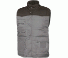 Chaleco MULTIBOLSILLOS Talla XXL Gris claro-antracita (84)