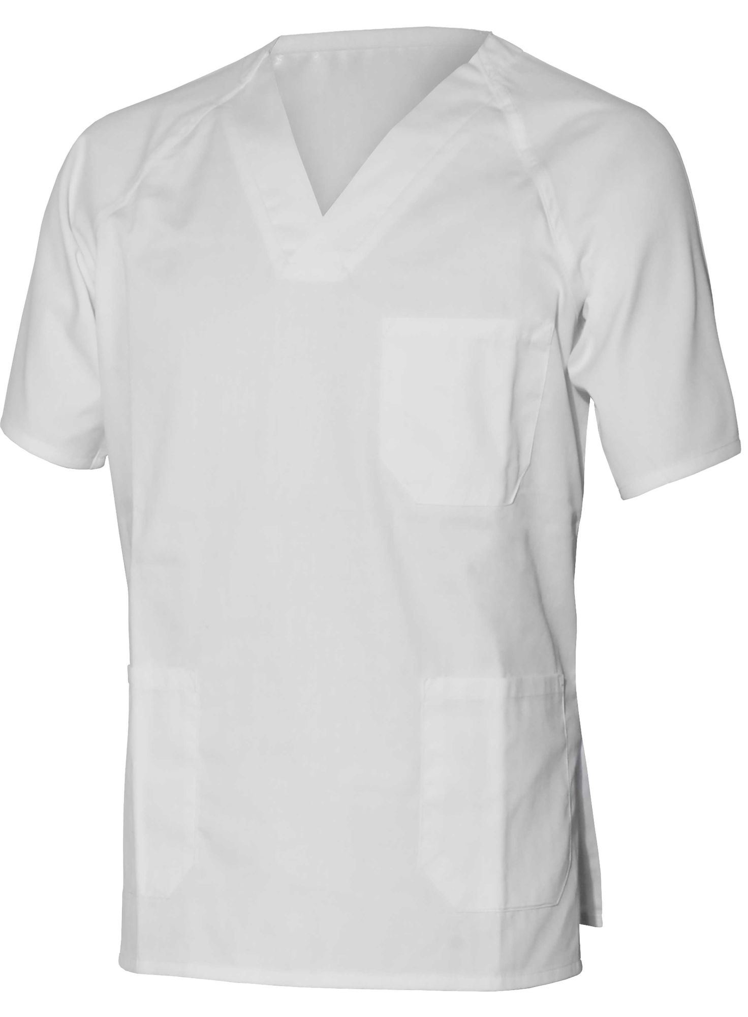 Camisola sanitario UNISEX, 65% poliéster y 35% algodón, Blanco (50) Talla S