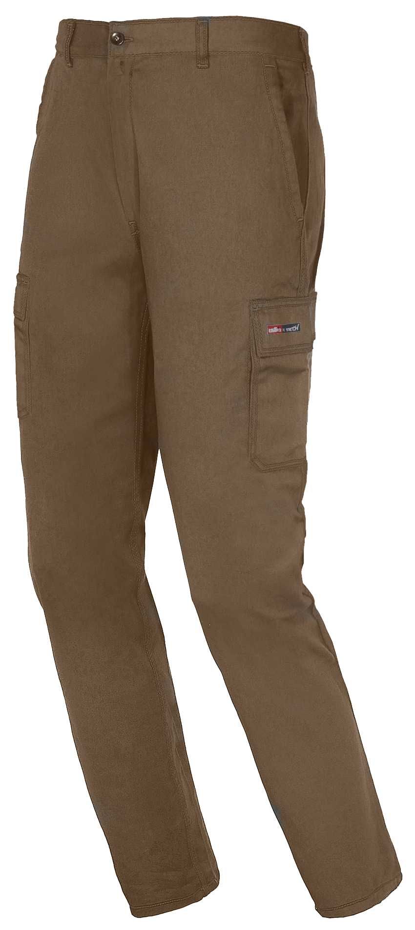 Pantalón multibolsillos EASYSTRETCH algodón Talla S Beige (25)