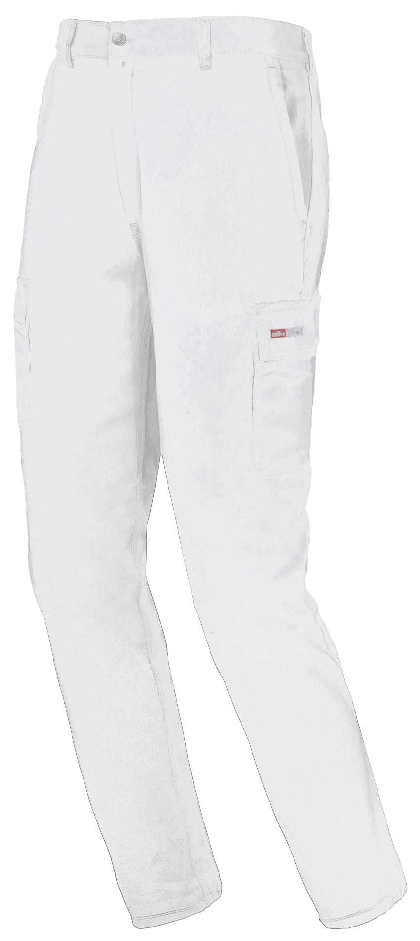 Pantalón multibolsillos EASYSTRETCH algodón Talla 3XL Blanco (50)