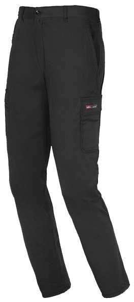 Pantalón multibolsillos EASYSTRETCH algodón Talla XS Negro (60)