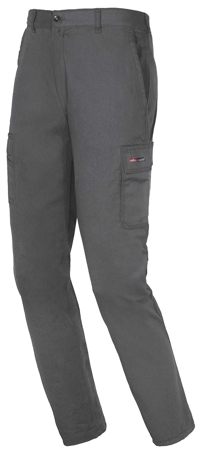 Pantalón multibolsillos EASYSTRETCH algodón Talla XXL Gris (80)