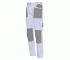 Pantalón multibolsillos Stretch con refuerzo en rodillas en caja Talla L Blanco (50)