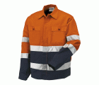 Cazadora A.V. EN ISO 20471 Talla S Azul marino-Naranja flúor (47)