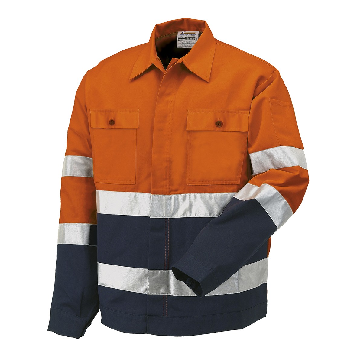 Cazadora A.V. EN ISO 20471 Talla S Azul marino-Naranja flúor (47)