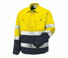 Cazadora A.V. EN ISO 20471 Talla S Azul marino-Amarillo flúor (48)