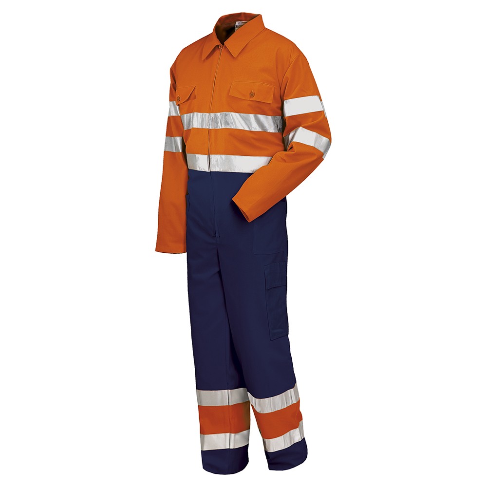 Buzo A.V. EN ISO 20471 Talla S Azul marino-Naranja flúor (47)
