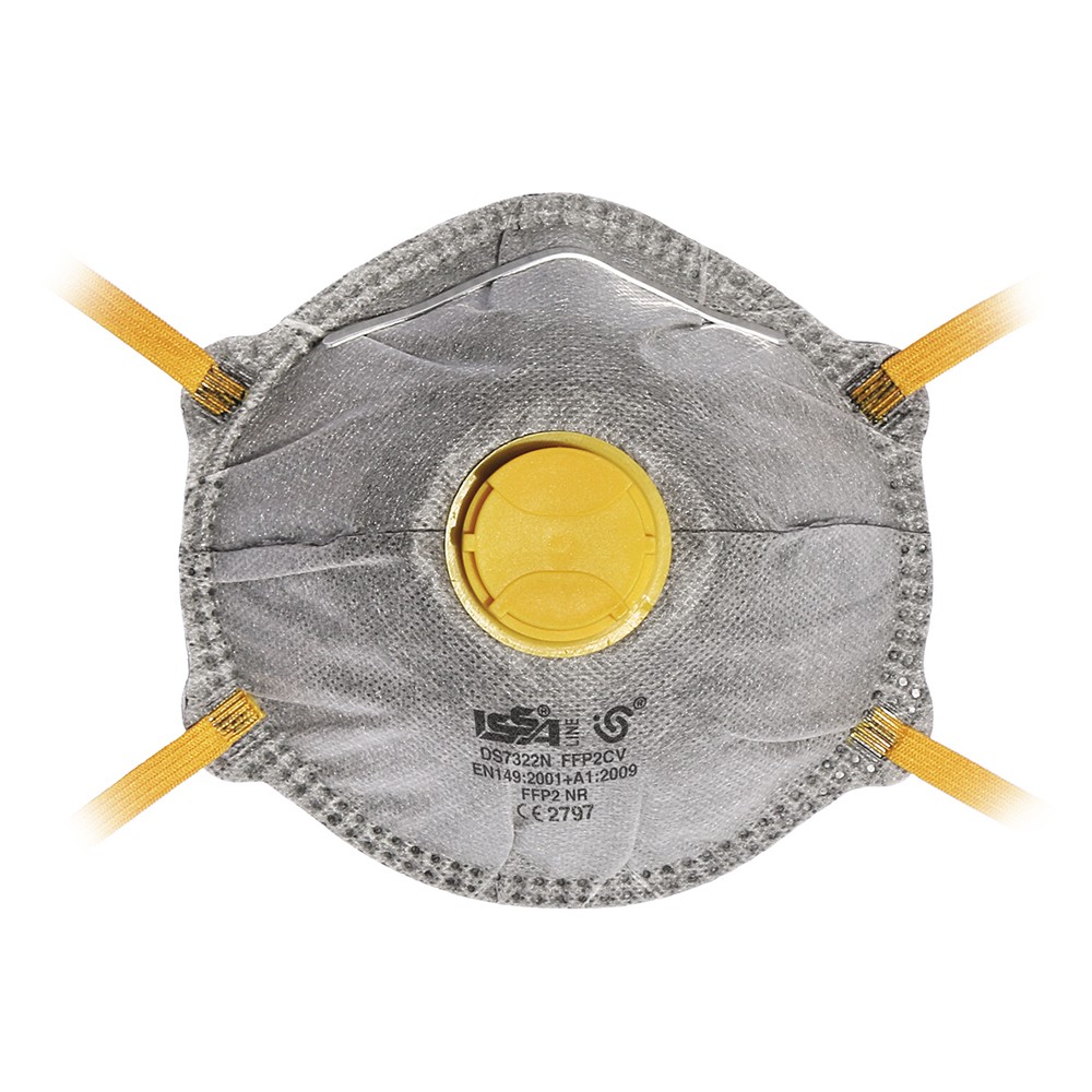 MASCARILLA FFP2 CON VÁLVULA CARBÓN ACTIVO (10 UDS.)