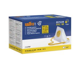 MASCARILLA FFP2 CON VÁLVULA PLEGABLE (10 UDS.)