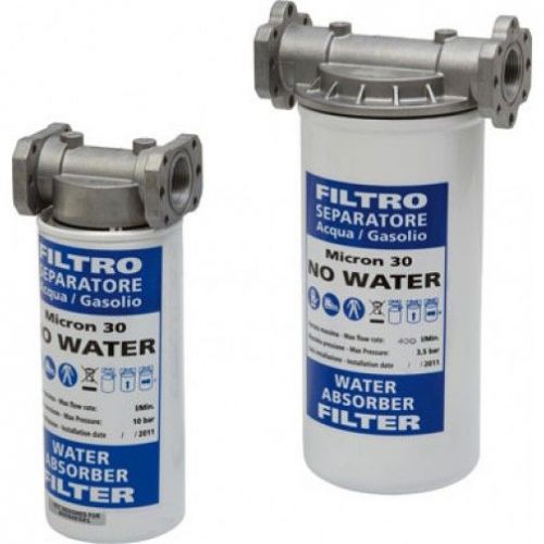 Filtro hidrosorbente cartucho separador agua-gasóleo 100 l/m h 1”