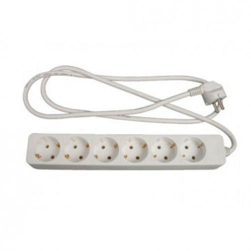 Base múltiple sin interruptor H05VV-F-3G x 1,5 mm 5 bases 1,5 m