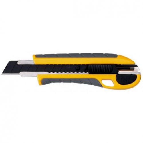 Cutter gripfit auto lock bloqueo automático (amarillo) 0.6x18 mm