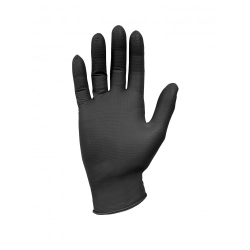 50 Guantes nitrilo desechable DIAMOND negro FAHER