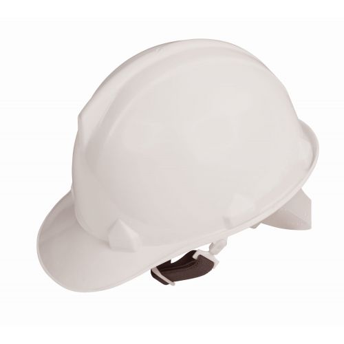 Casco seguridad obra de 4 puntos blanco