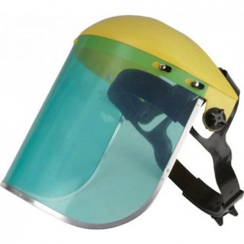 Visera protectora transparente con casco FAHER