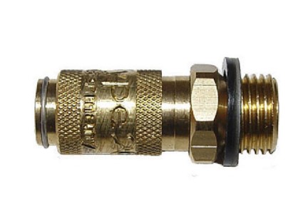 Enchufe rápido rectus rosca macho (1/8 GAS D-8) Serie-1