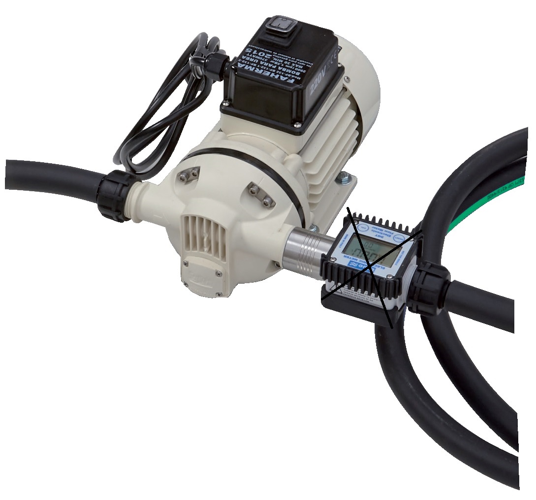 Bomba trasvase anticongelante eléctrica sin contador 220V - 32 l/min. con accesorios