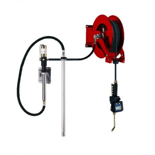 Equipo para suministrar aceite FAHER montaje mural con enrollador