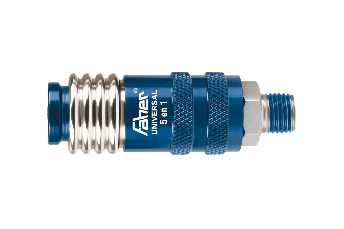 Enchufe de seguridad universal FAHER 5 en 1 rosca macho
