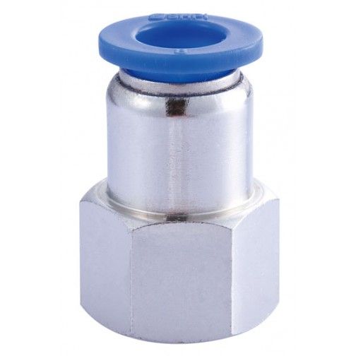 Racor FAHER rosca hembra cilíndrica BSPP niquelado