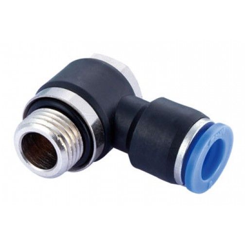 Codo orientable FAHER rosca macho cilíndrica BSPP y métrica tipo banjo niquelado