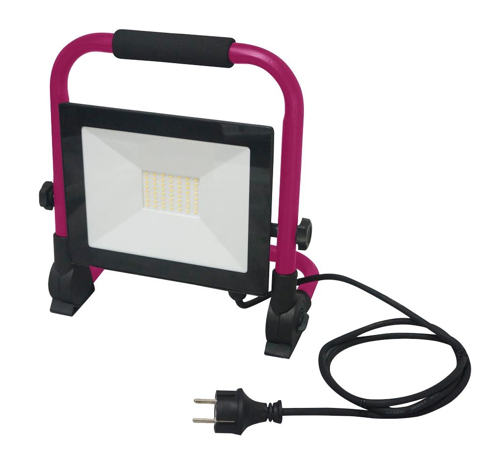 Foco LED con bastidor abatible 30W, 3400 lúmenes IP65