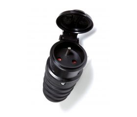 Prise bipolaire en gomme 16 A 250 V IP44