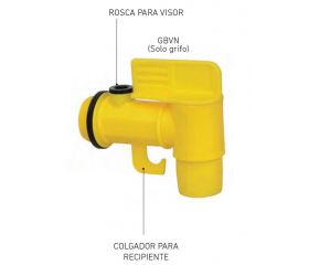 Grifo FAHER para bidón 200 L