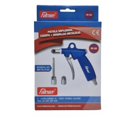 Pistola sopladora FAHER cuerpo y boquilla metálica