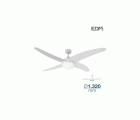 Ventilador de techo Caspio EDM 60w 4 aspas