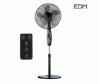 Ventilador de pie con mando EDM 60w
