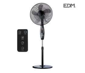 Ventilador de pie con mando EDM 60w