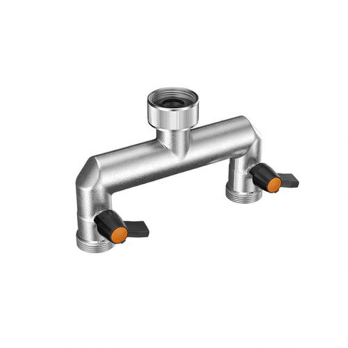 Toma de 2 vías regulables con rosca 3/4" (20 - 27 mm)