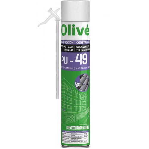 Espuma de poliuretano Olivé PU-49 (tejas manual)