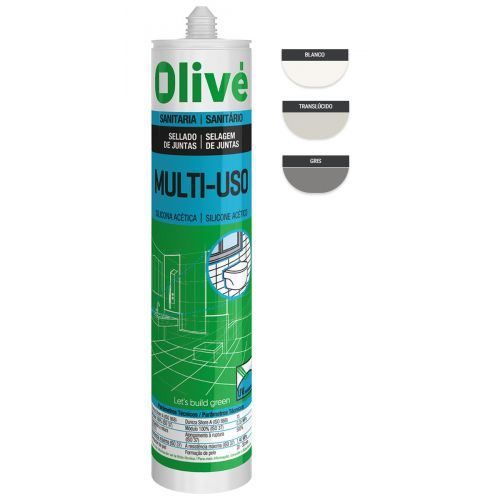 Silicona Sanitaria multi-uso Olivé