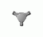 9607  Conector de 3 vías