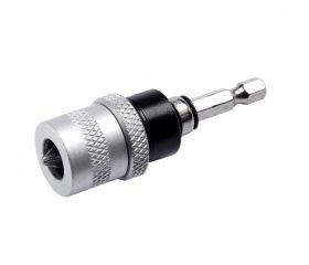 Adaptador de puntas con muelle regulable Stanley